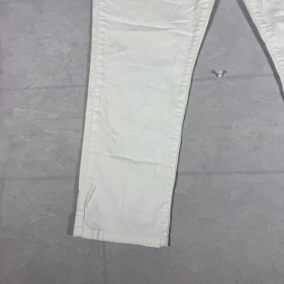 Tommy Hilfiger Boyfriend Jeans Womens White Denim 5-Pocket Modern Style Size 14 - Picture 8 of 16